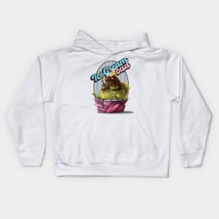 Ice Cream Toad Kids Hoodie